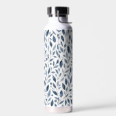 Blaue Blatt Personalisierte Wasserflasche Trinkflasche (Links)