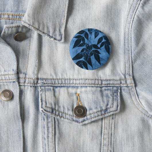 Blaue Blätter Button (Beispiel)