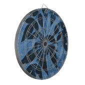 Blaue Blätter Dartscheibe (Vorderseite Links)