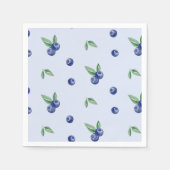 Blaue Blaubeere zum Geburtstag süß Serviette (Vorderseite)