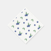 Blaue Blaubeere zum Geburtstag süß Serviette (Ecke)