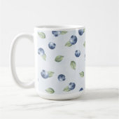 Blaue Blaubeeren Frucht   Kaffeetasse (Links)