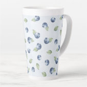 Blaue Blaubeeren Frucht Milchtasse (Rechte Ecke)