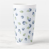 Blaue Blaubeeren Frucht Milchtasse (Vorderseite)