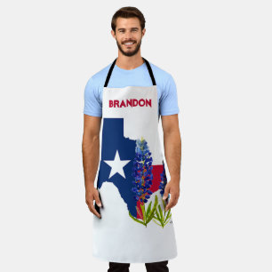 Blaue Blaublüten Texas Texanische Staatsblume Schürze