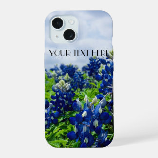 Blaue Blaue Blumen Texas Lupine Blumen iPhone 15 Hülle