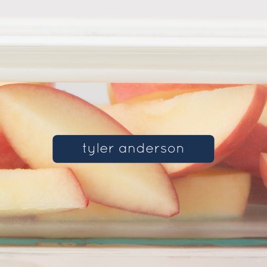 Blaue blaue, wasserdichte, klebrige Kid's Labels Etiketten (Befestigt)