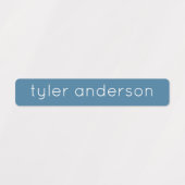 Blaue blaue, wasserdichte, klebrige Kid's Labels Etiketten (Design 2)