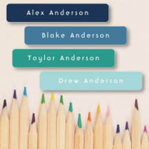 Blaue blaugrüne, wasserdichte, klebrige Kid's Labe