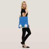 Blaue Blitz Blick Tasche (Am Model)