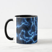 Blaue Blitz-Tasse Tasse (Links)