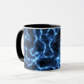 Blaue Blitz-Tasse Tasse (Vorderseite Links)