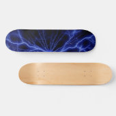 Blaue Blitze Skateboard (Horizontal)