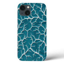 Blaue Blitze-Textur iPhone-Hülle Design