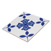 Blaue Blossom Fliese (Seite)