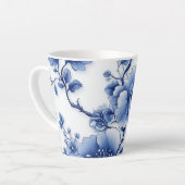 Blaue Blossom Tea Cup Milchtasse (Linke Ecke)