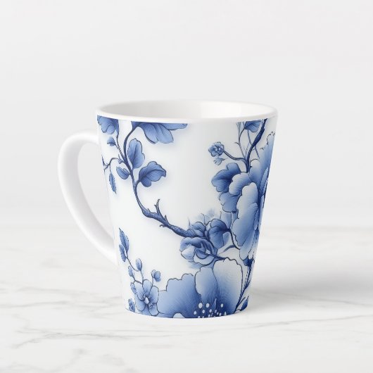 Blaue Blossom Tea Cup Milchtasse (Linke Ecke)