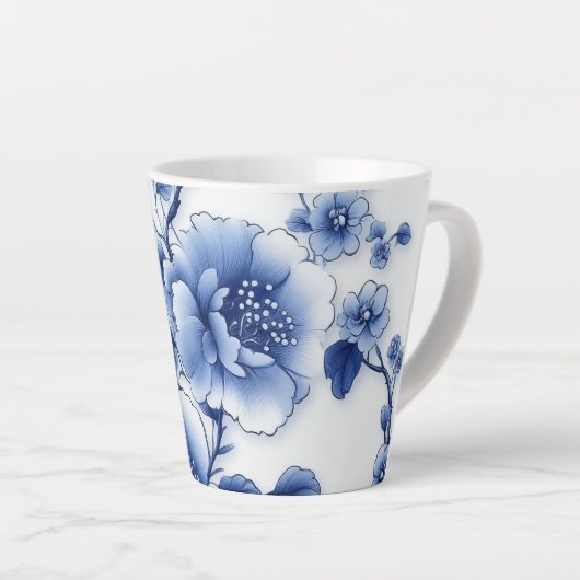 Blaue Blossom Tea Cup Milchtasse (Rechte Ecke)