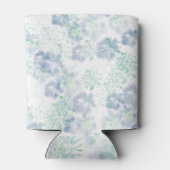 Blaue blühende Blume Blumenmuster Muster der blaue Dosenkühler (Rückseite)