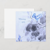 Blaue Blume (Vorne/Hinten)