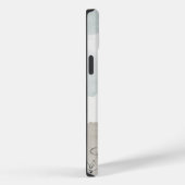 Blaue Blume Aquarell Naturboho sauber Case-Mate iPhone Hülle (Rückseite / Rechts)