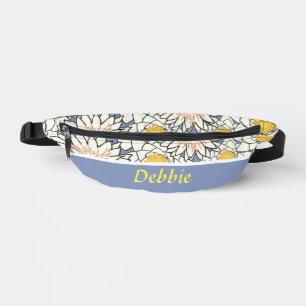 Blaue Blume Bauchtasche