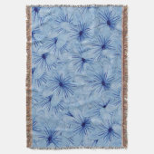 Blaue Blume Bouquet Decke (Vorderseite Vertikal)