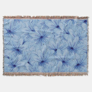 Blaue Blume Bouquet Decke