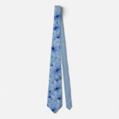 Blaue Blume Bouquet Krawatte (Vorderseite)