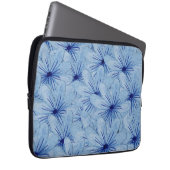 Blaue Blume Bouquet Laptopschutzhülle (Vorne Rechts)
