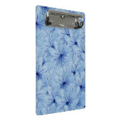 Blaue Blume Bouquet Mini Klemmbrett (Schrägansicht)
