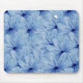 Blaue Blume Bouquet Mousepad (Vorne)