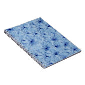 Blaue Blume Bouquet Notizblock (Rechte Seite)