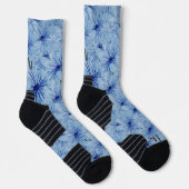 Blaue Blume Bouquet Socken (Rechts)