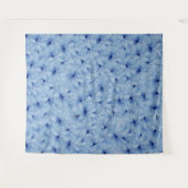 Blaue Blume Bouquet Wandteppich (Vorderseite (Horizontal))