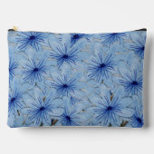 Blaue Blume Bouquet Zubehörtasche (Vorderseite)