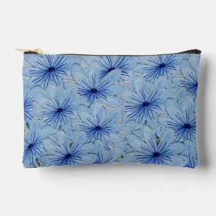 Blaue Blume Bouquet Zubehörtasche