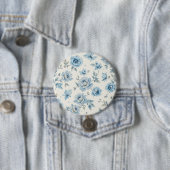 Blaue Blume Button (Beispiel)