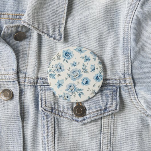 Blaue Blume Button (Beispiel)