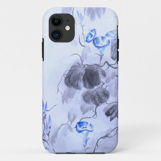 Blaue Blume Case-Mate iPhone Hülle (Rückseite)
