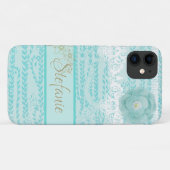 Blaue Blume Case-Mate iPhone Hülle (Rückseite (Horizontal))