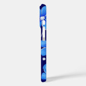 Blaue Blume Case-Mate iPhone Hülle (Rückseite / Links)