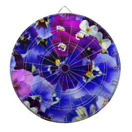 Blaue Blume Dartscheibe