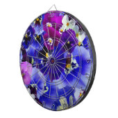 Blaue Blume Dartscheibe (Vorderseite rechts)