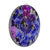 Blaue Blume Dartscheibe (Vorderseite Links)