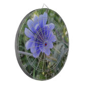 Blaue Blume Dartscheibe (Vorderseite Links)