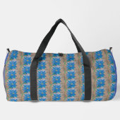 Blaue Blume Duffle Bag (Rückseite)