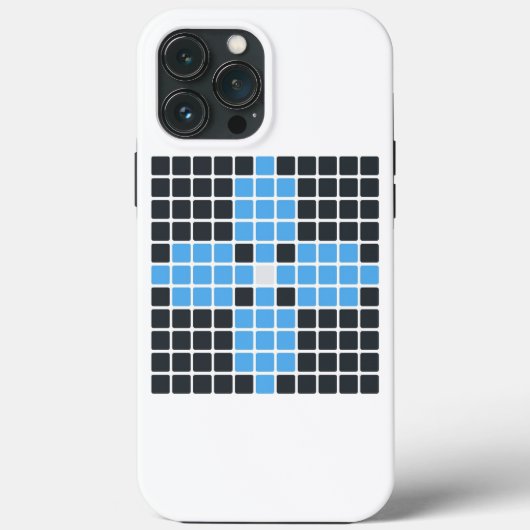 Blaue Blume (Emoji Art) Case-Mate iPhone Hülle (Rückseite)