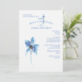 Blaue Blume Erste Einladung zur Heiligen Kommune (Stehend Vorderseite)