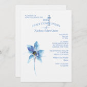 Blaue Blume Erste Einladung zur Heiligen Kommune (Vorne/Hinten)